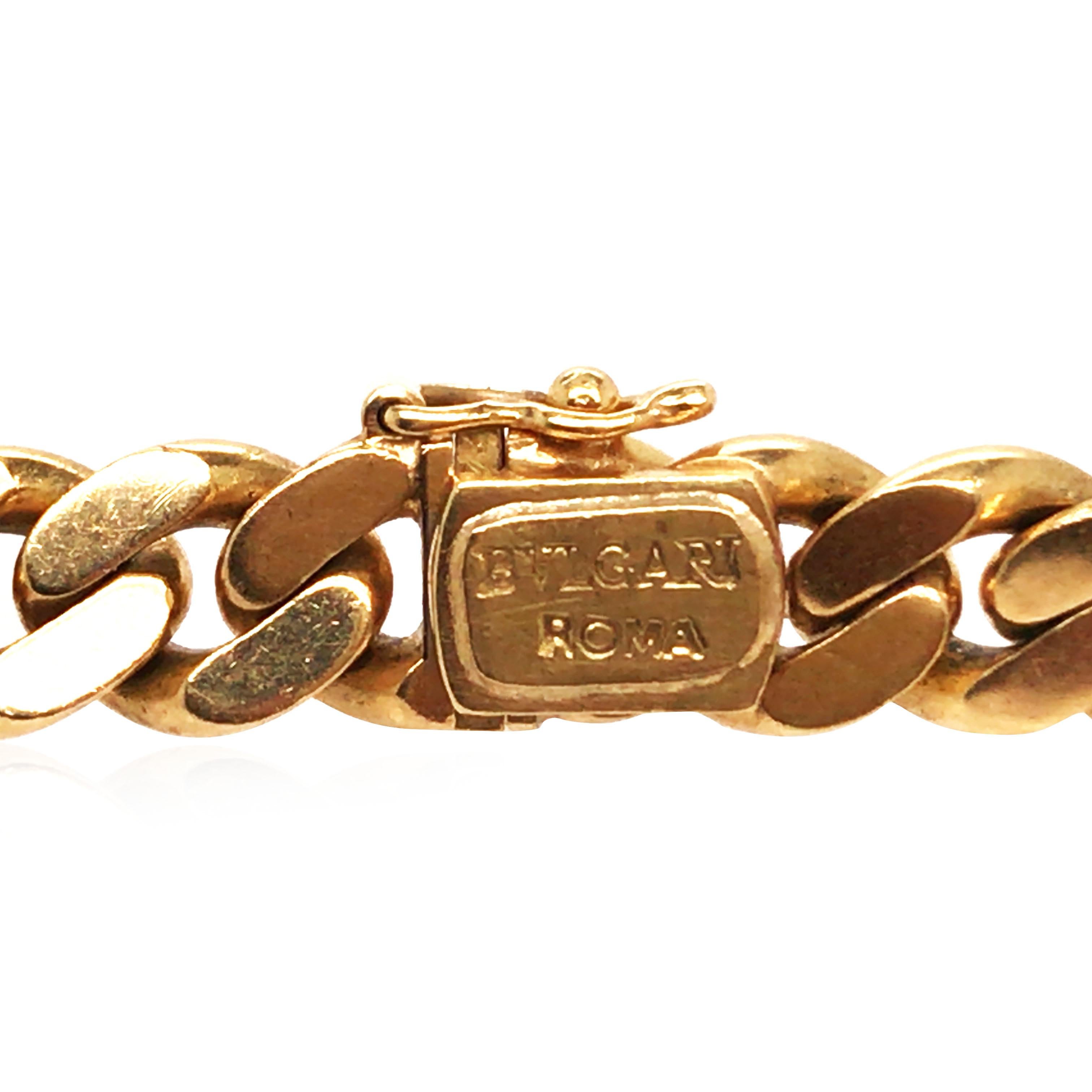 Uncut Bvlgari, Gold Chain Necklace