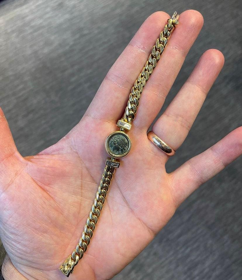 bulgari coin bracelet