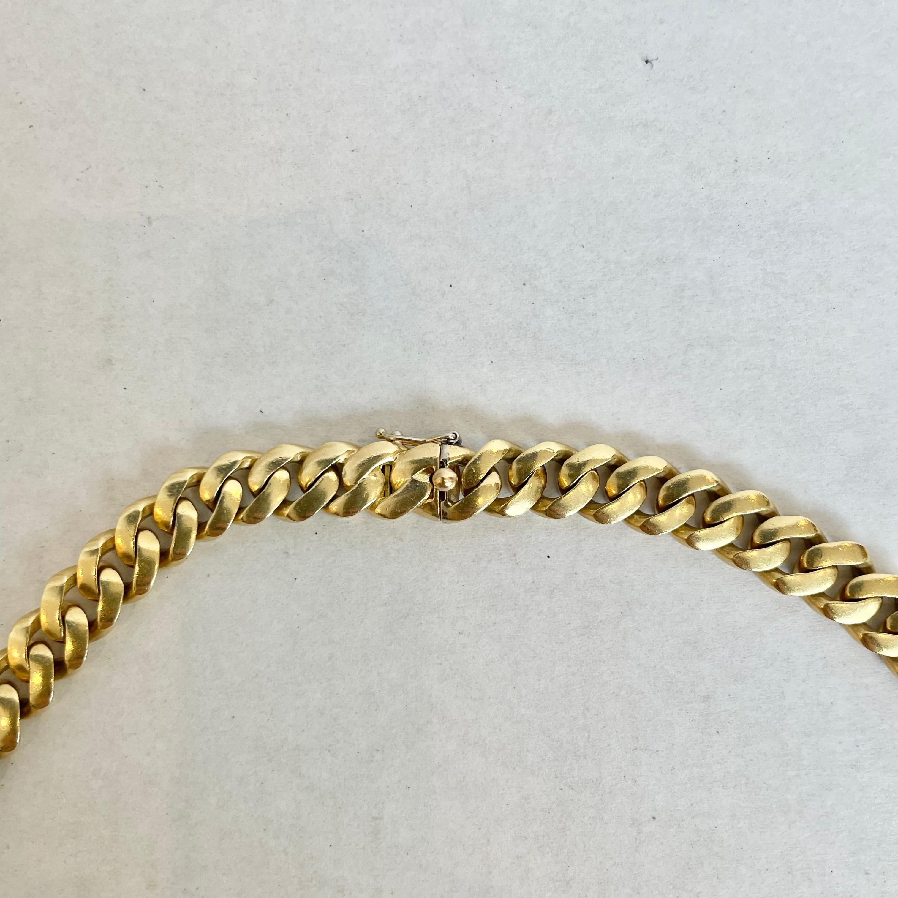 Italian Bvlgari Gold, Gem-Set and Diamond Necklace, 1970s Italy