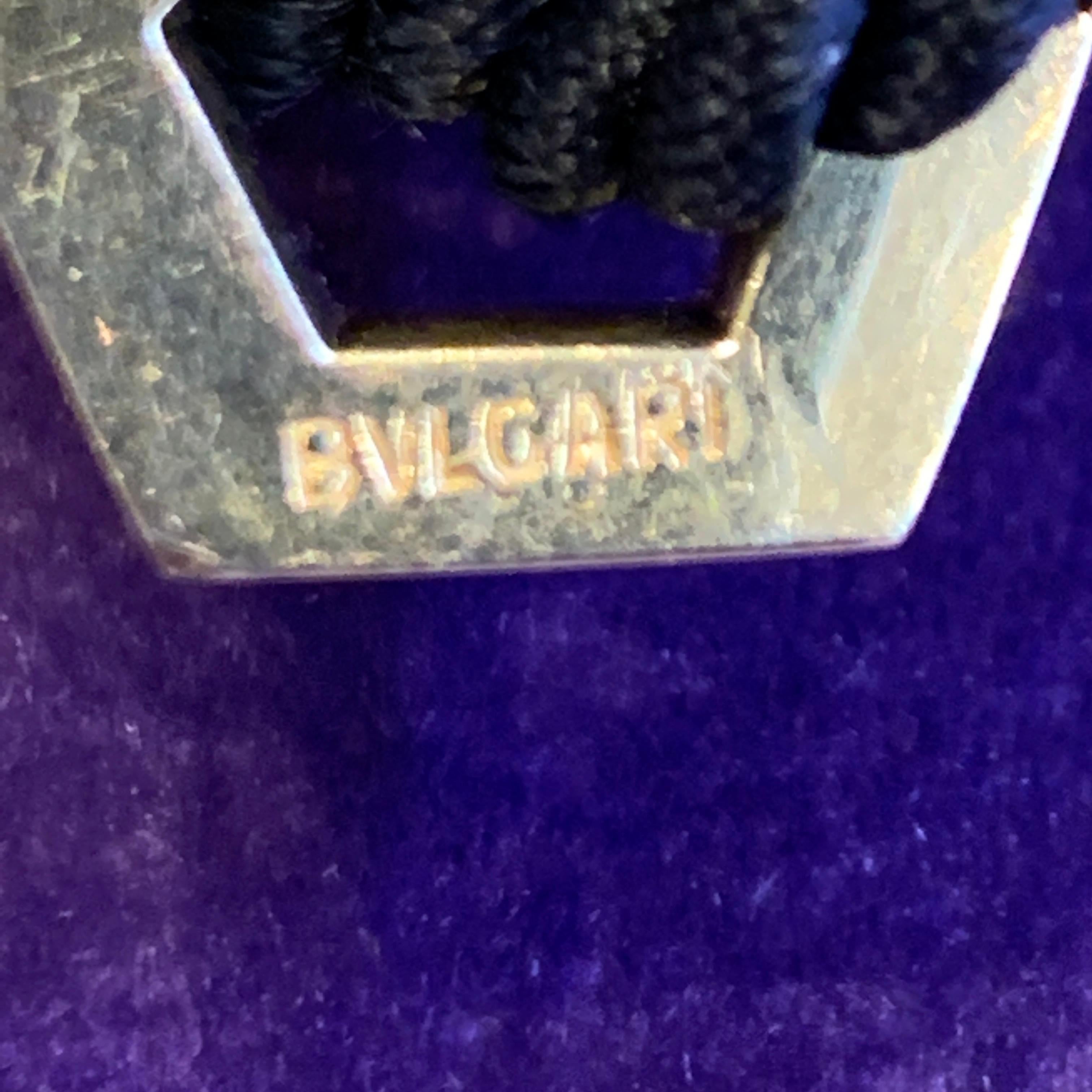 Bvlgari Gold Melone Clutch In Excellent Condition For Sale In New York, NY