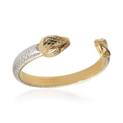 BVLGARI chapado en oro Pulsera Serpenti Forever