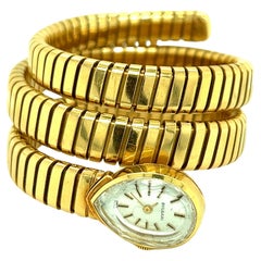 Bvlgari Gold Serpenti Tubogas Bracelet Watch