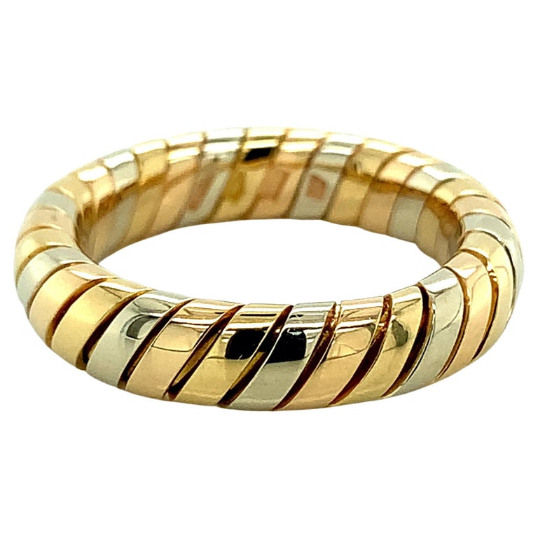 Bvlgari Gold Tubogas Ring For Sale at 1stDibs | bulgari tubogas ring, bvlgari  tubogas ring, bvlgari tricolor ring