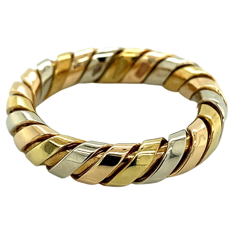 Bvlgari Gold Tubogas Ring For Sale at 1stDibs