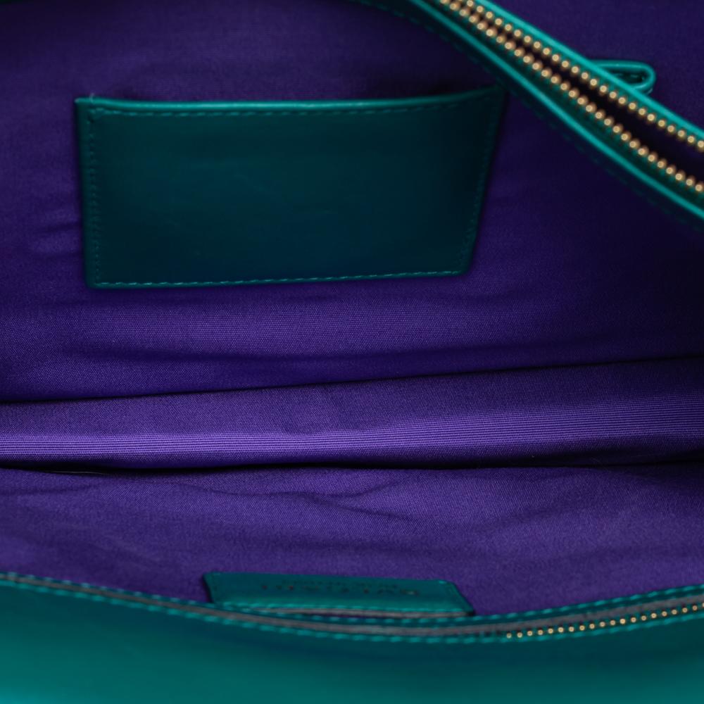 Bvlgari Grünes Leder Große Serpenti Forever Umhängetasche 9