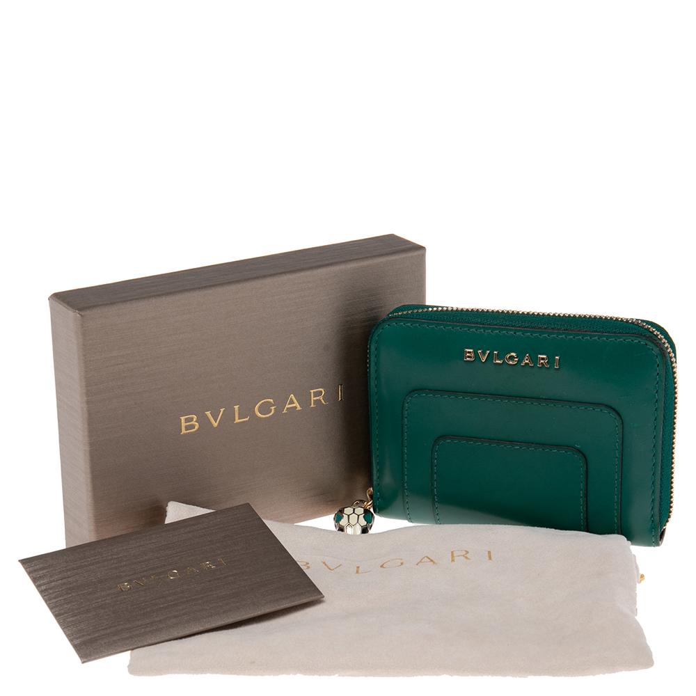 bvlgari green wallet
