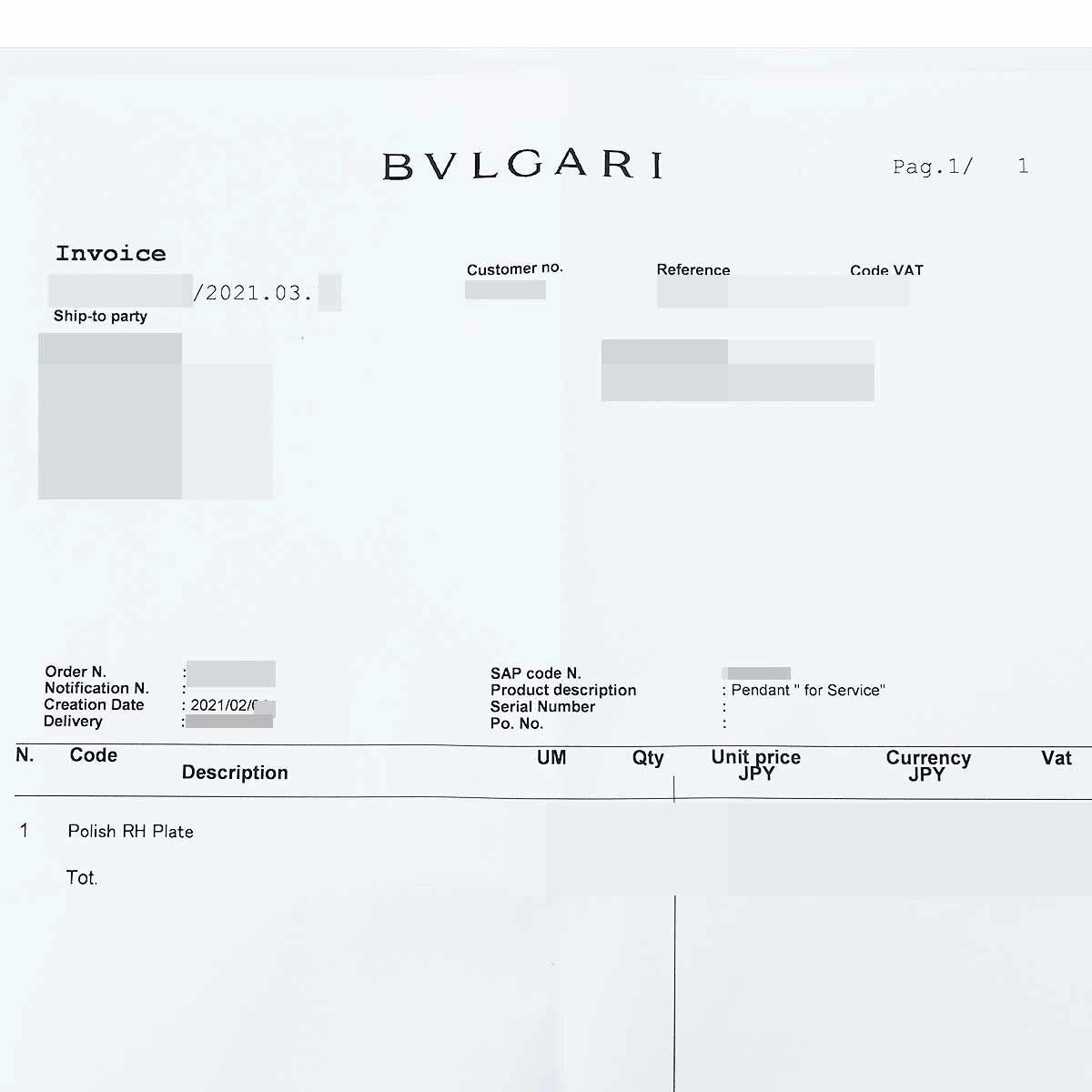 BVLGARI Griffe Diamond 1,09 carat G-SI1 Collier pendentif en or blanc 18 carats en vente 2