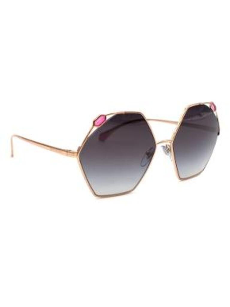 bvlgari hexagon sunglasses