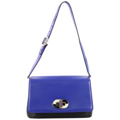 Used Bvlgari Icona Shoulder Bag Leather Medium