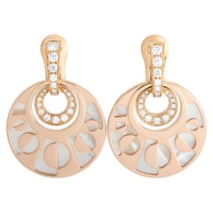 Bvlgari Intarsio Pendientes de diamantes y nácar de 0,70 ct BV03-121323