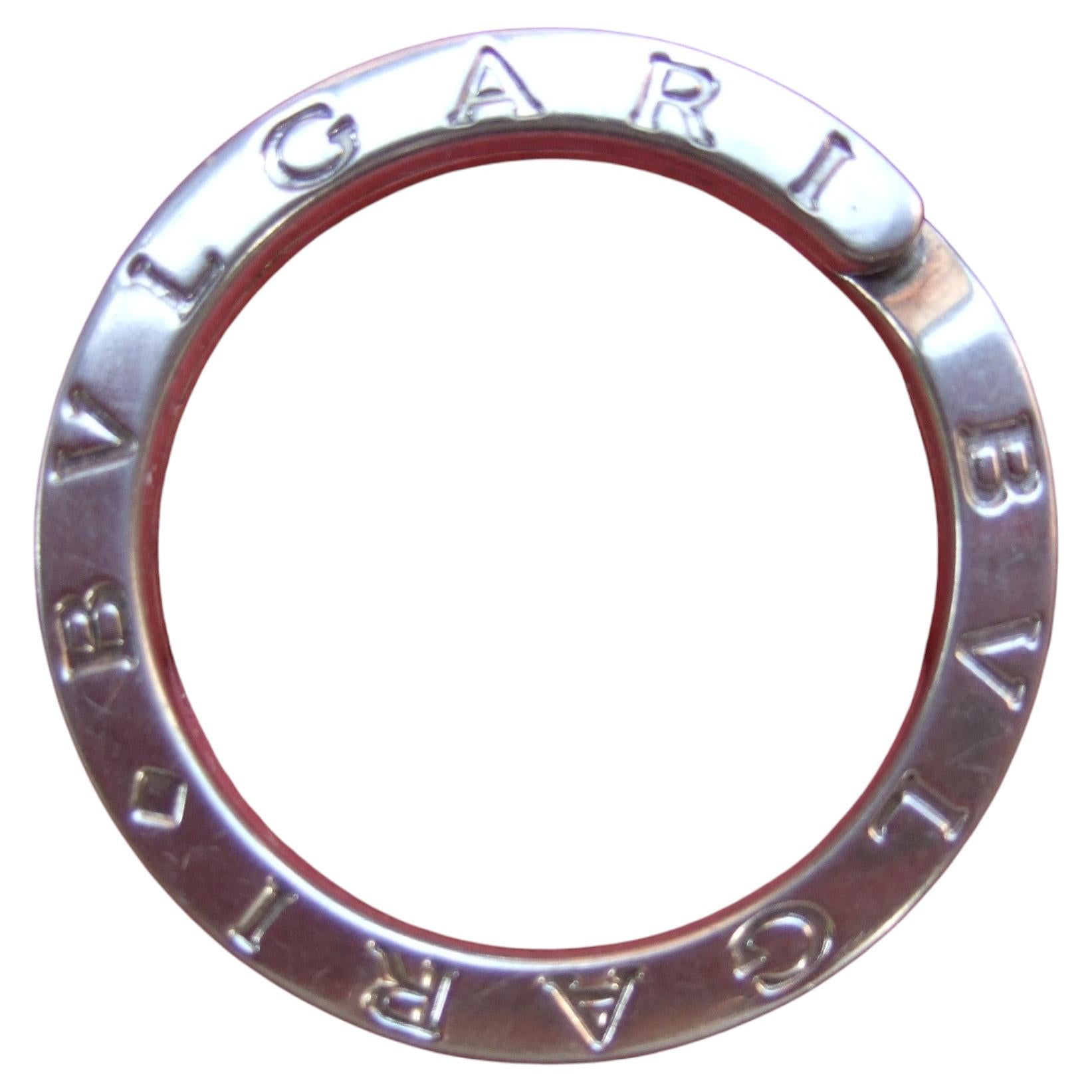 Bvlgari Schlüsselanhänger aus italienischem Sterlingsilber, ca. 1990er Jahre