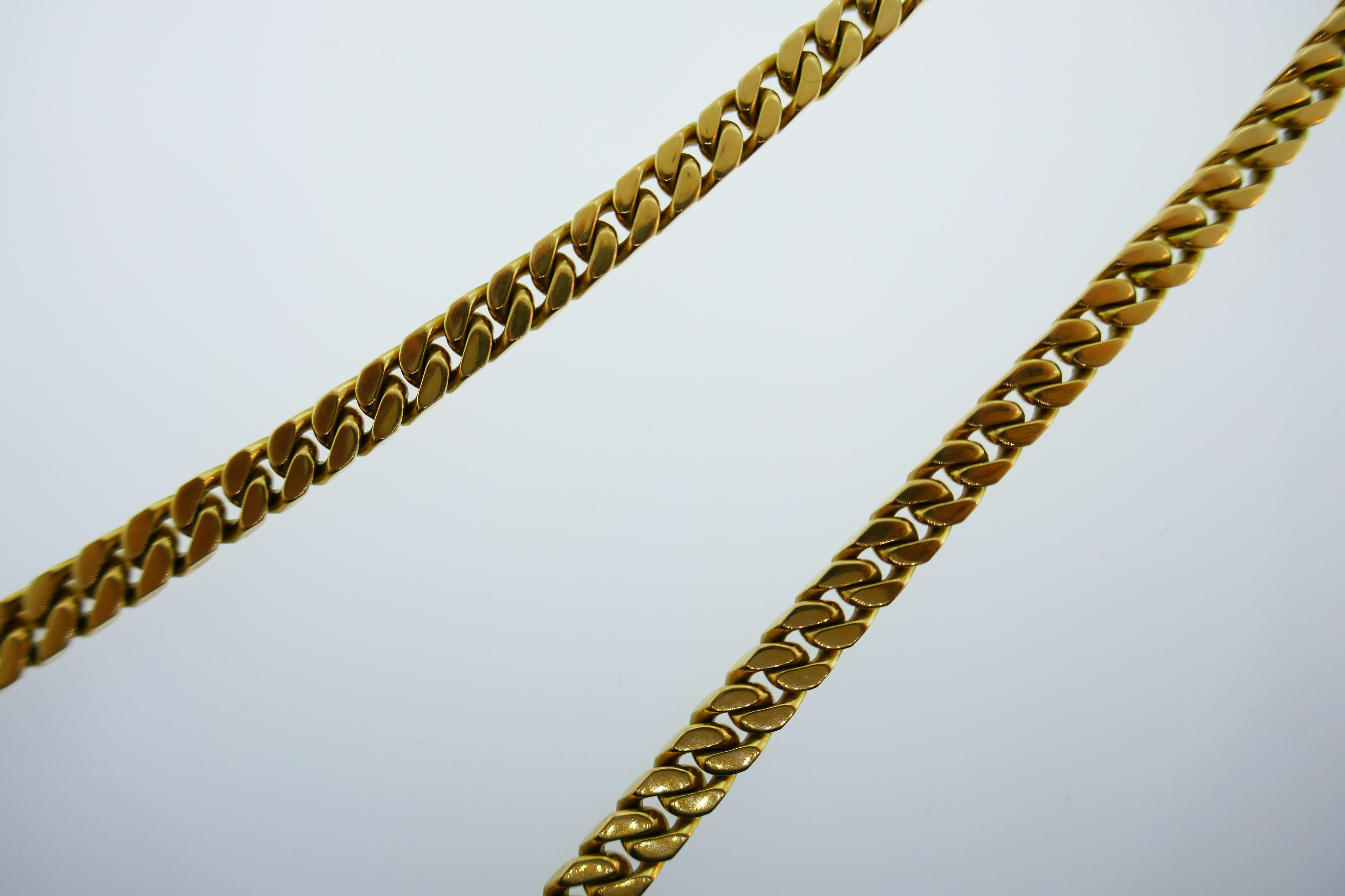 Bvlgari 18 Karat Yellow Gold, Cabochon Emerald and Citrine Necklace Vintage 2