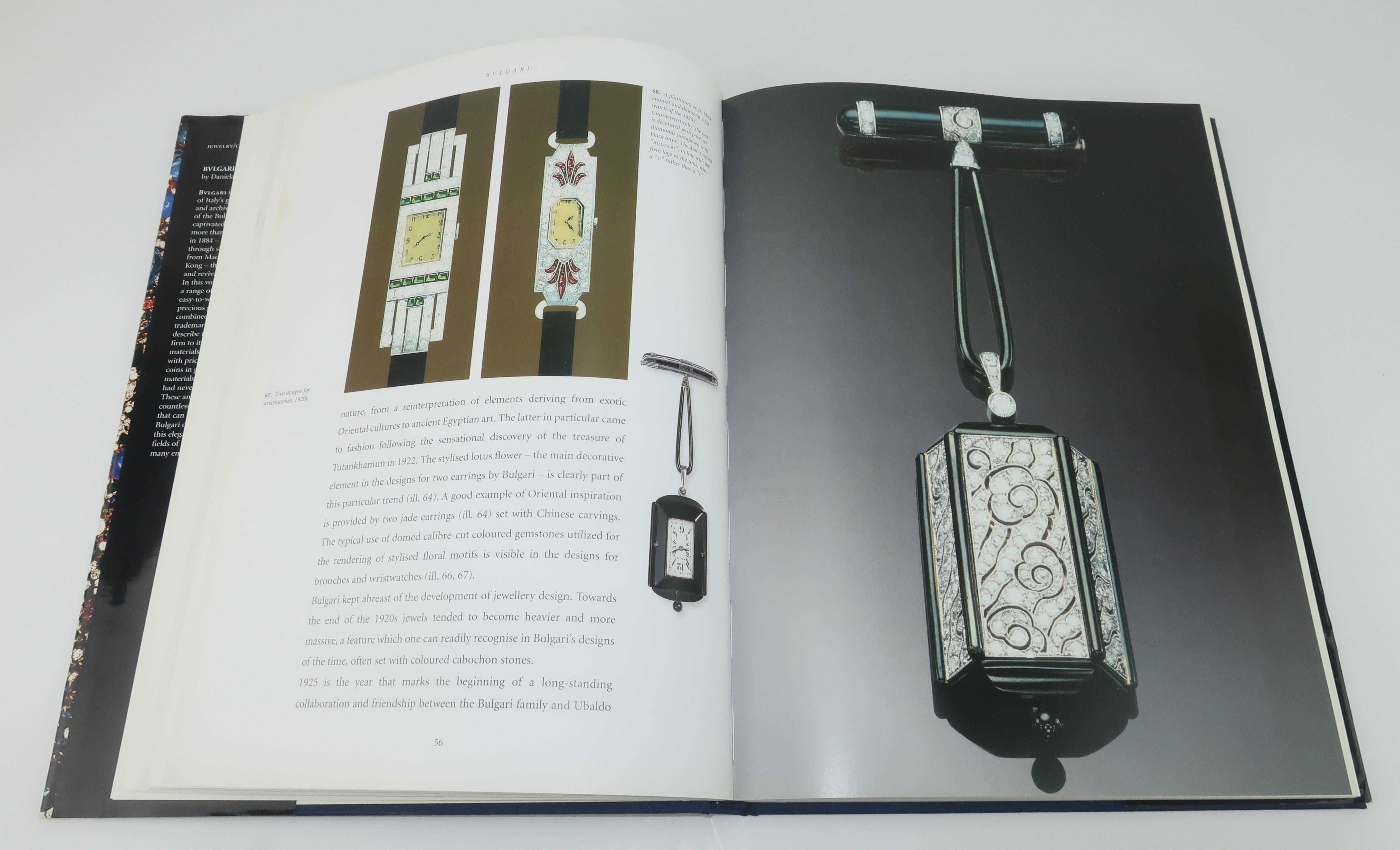 Black Bvlgari Jewelry Coffee Table Book, 1996