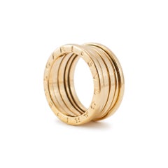 Bvlgari Ladies 18K Yellow Gold B. ZERO1 Four-Band Wedding Band Ring