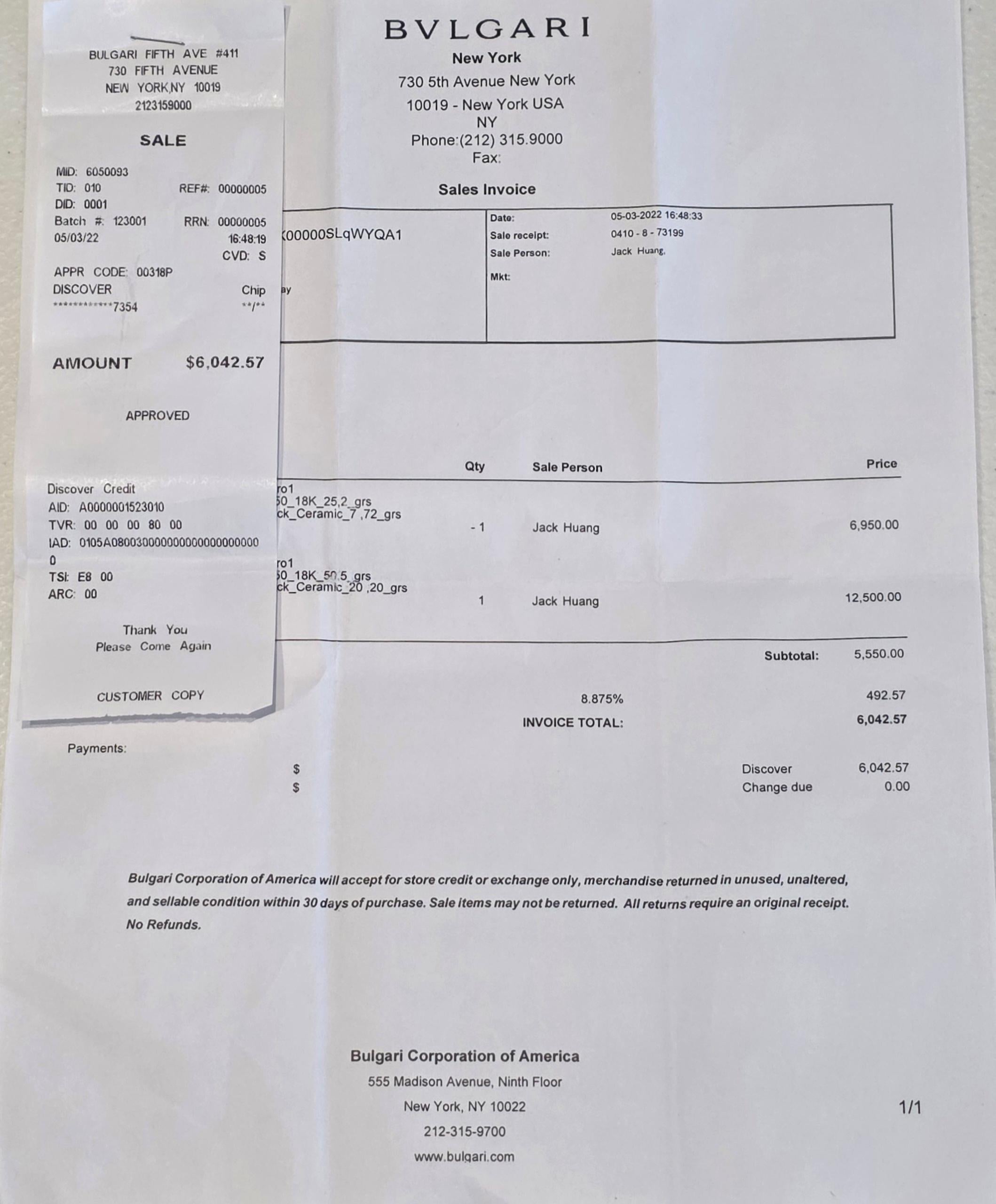 BVLGARI Legende Sonderausgabe Zaha Hadid Armreif in 18Kt Gelbgold Box & Cert im Angebot 5