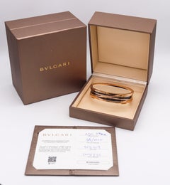 BVLGARI Legend Special Edition Zaha Hadid Bangle In 18Kt Yellow Gold Box & Cert