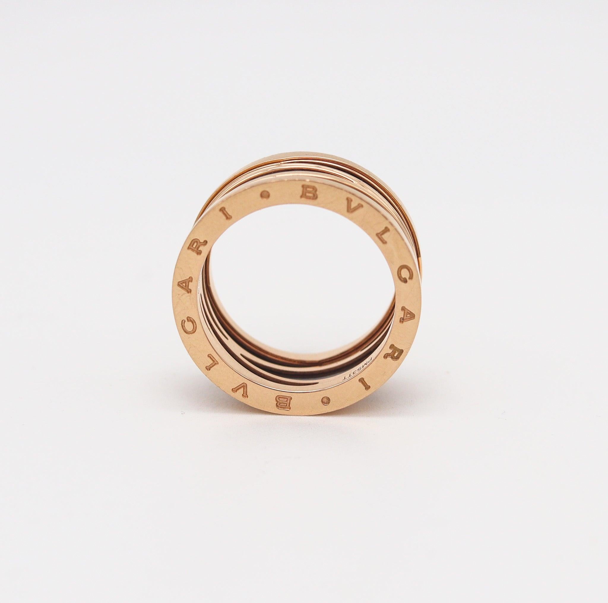 Femenino o masculino Anillo BVLGARI Legend Edición Especial Zaha Hadid de oro amarillo de 18 quilates con caja en venta