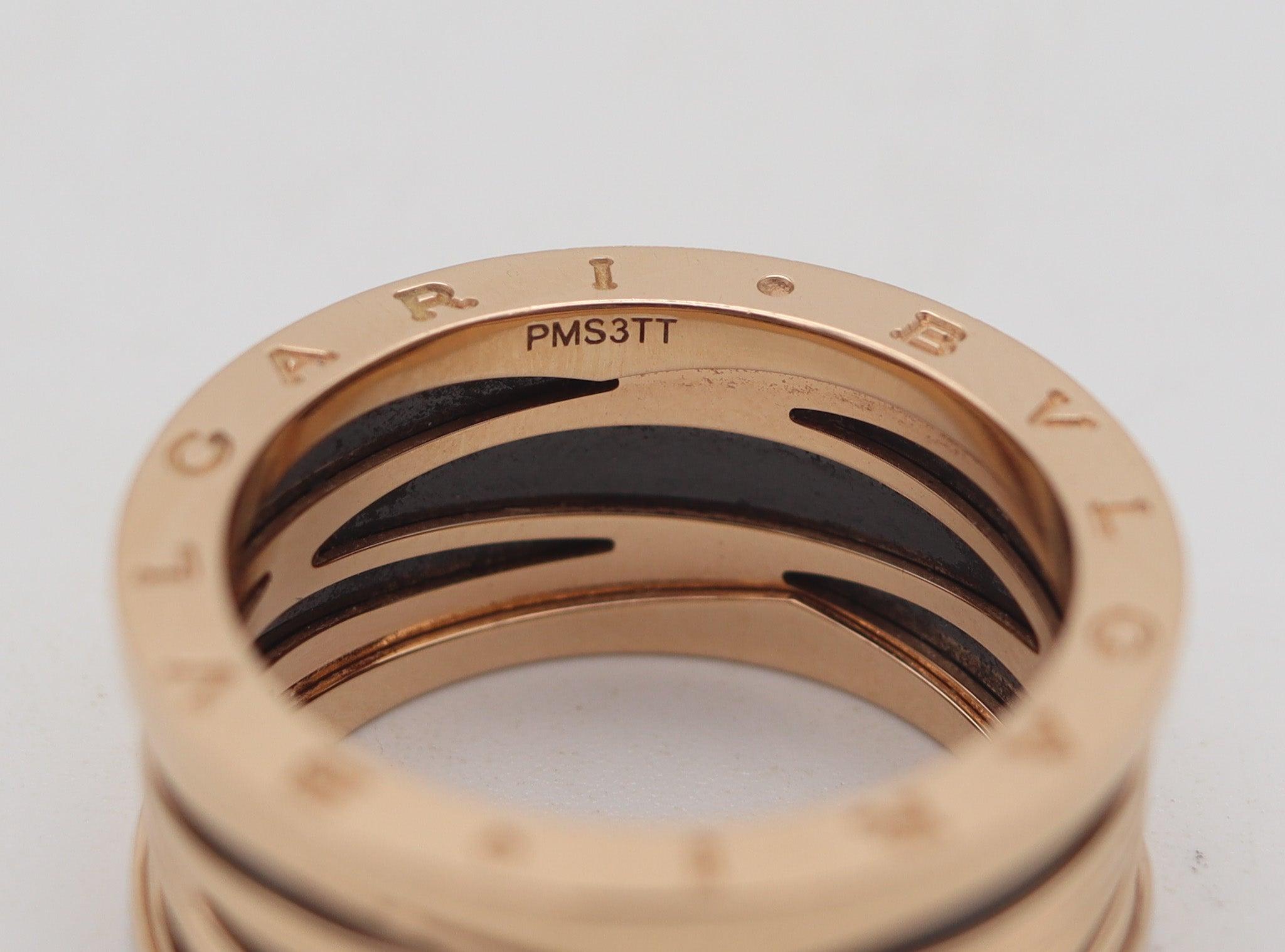 Anillo BVLGARI Legend Edición Especial Zaha Hadid de oro amarillo de 18 quilates con caja en venta 1