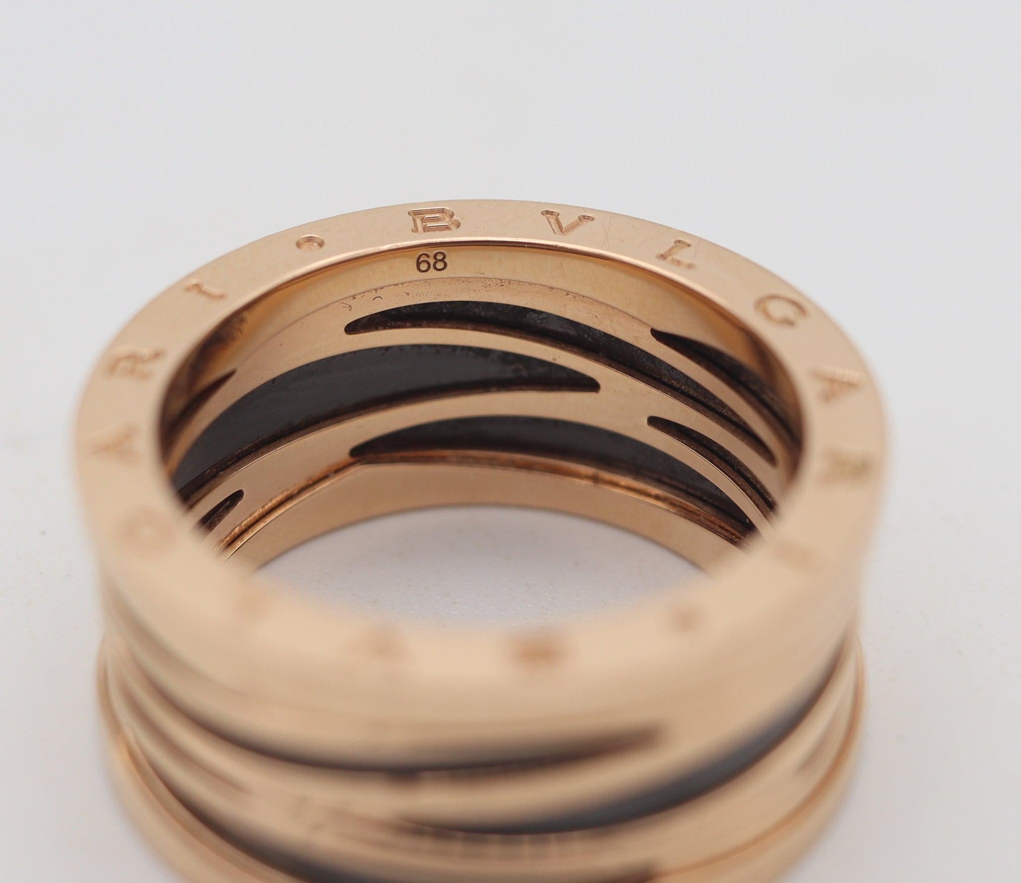 Anillo BVLGARI Legend Edición Especial Zaha Hadid de oro amarillo de 18 quilates con caja en venta 3