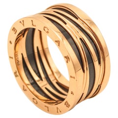 BVLGARI Legend Special Edition Zaha Hadid Ring In 18Kt Yellow Gold With Box