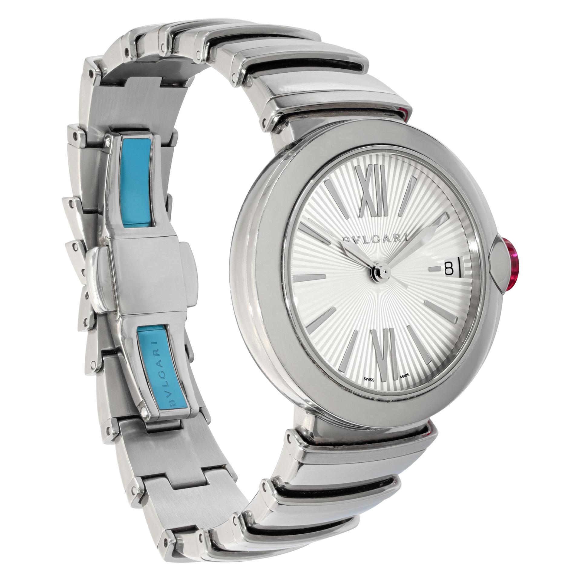 Bvlgari Lucea 33mm LU33C66SSD im Zustand „Hervorragend“ im Angebot in Surfside, FL