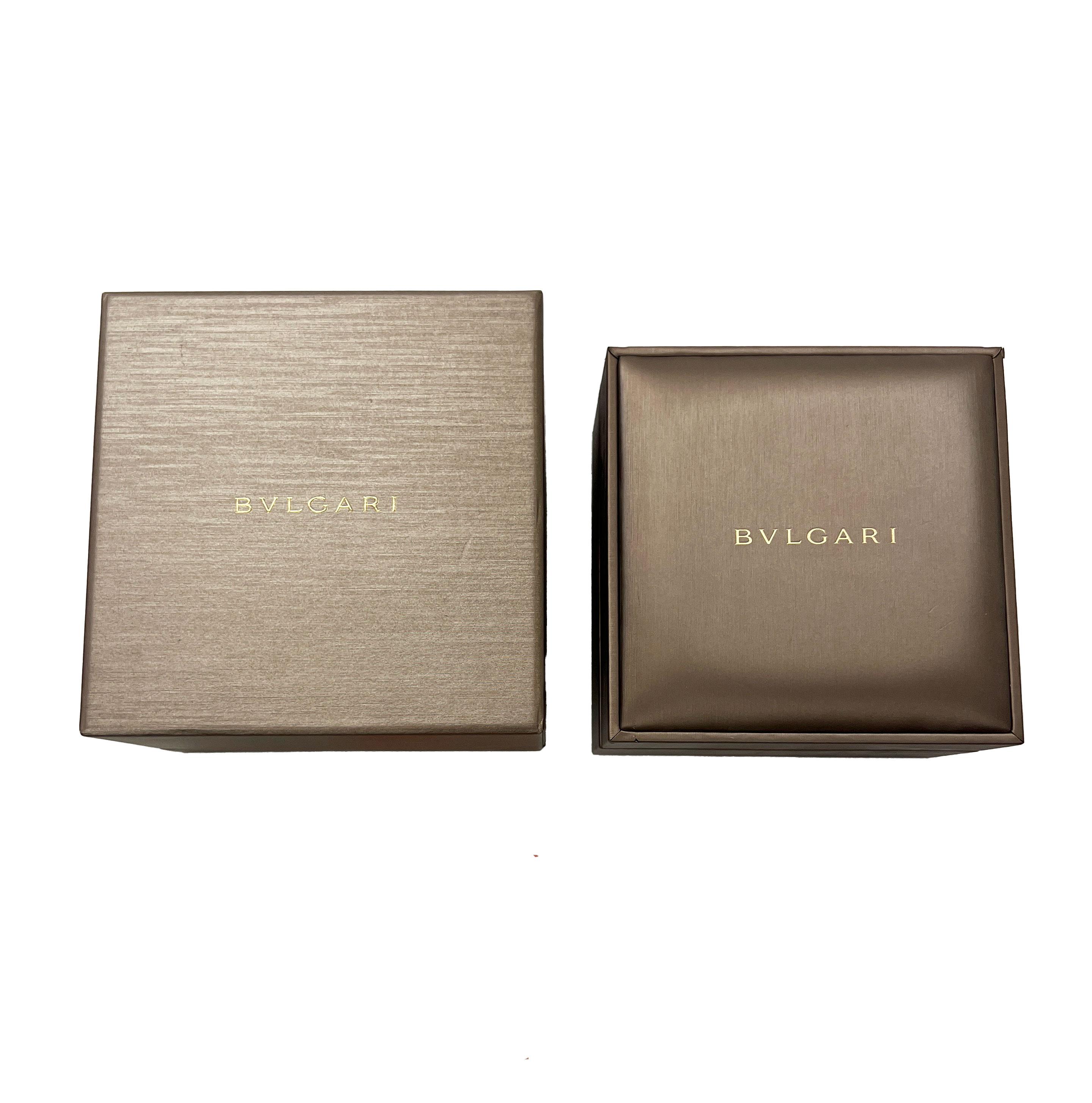 BVLGARI Lvcea Tubogas 102954 Unisex-Uhr aus 18kt Edelstahl/Roségold im Angebot 2