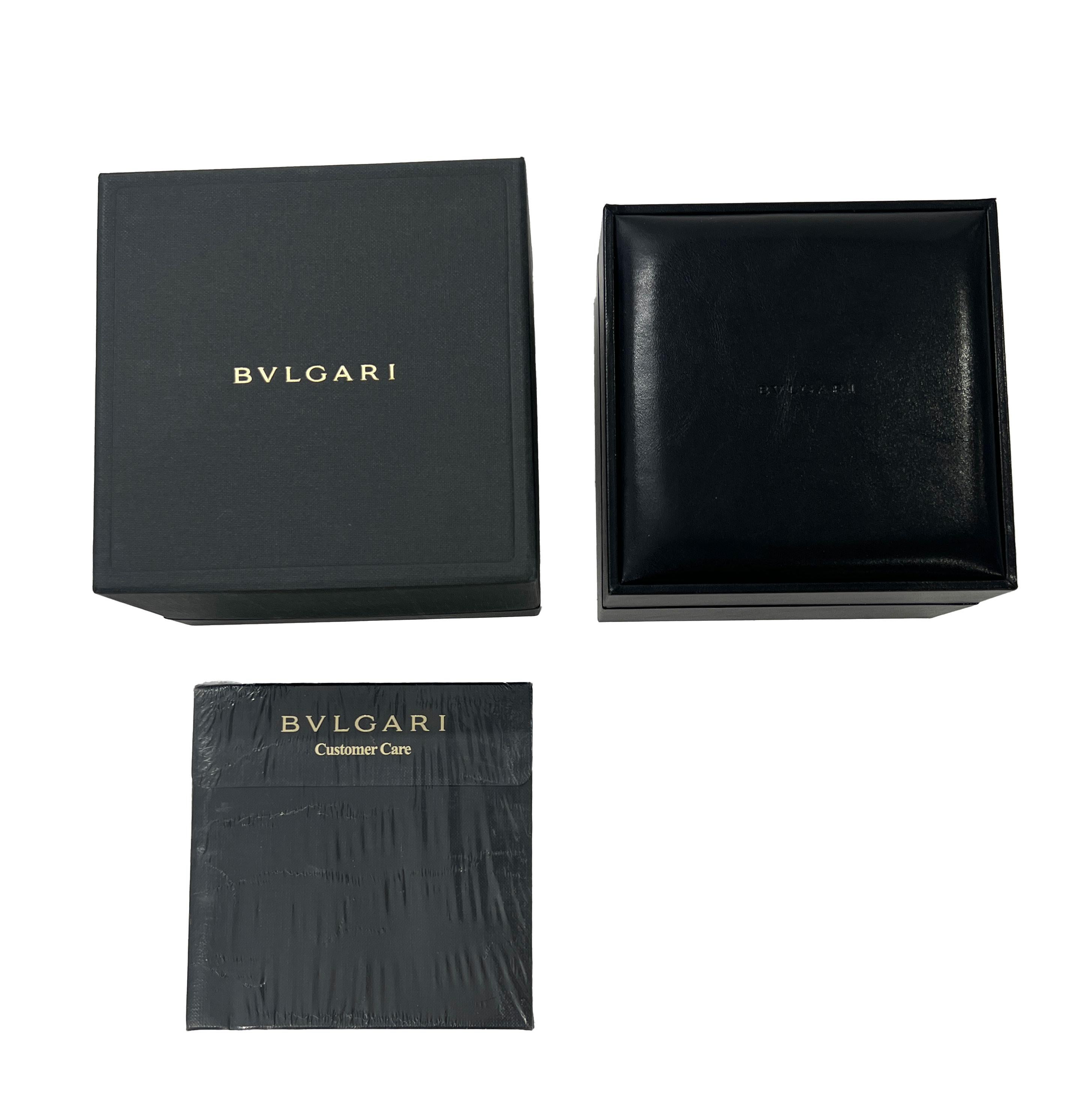 BVLGARI Montre unisexe Lvcea Tubogas 102954 en acier inoxydable 18 carats/or rose en vente 1