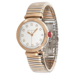 BVLGARI Lvcea Tubogas 102954 Unisex Watch in 18kt Stainless Steel/Rose Gold