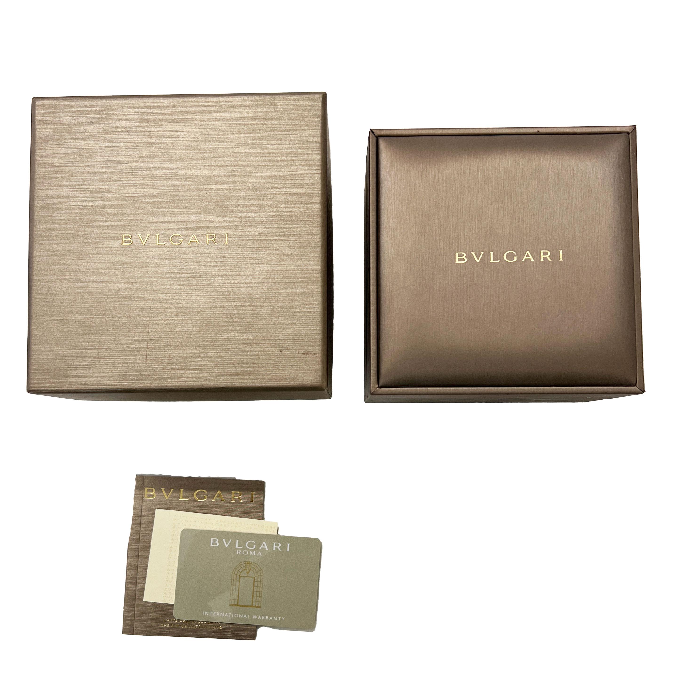 BVLGARI Lvcea Tubogas 103123 Unisex Watch in 18kt Stainless Steel/Rose Gold For Sale 2