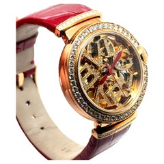 Bvlgari LVCEA Watch with Diamonds in 18 Karat Rose Gold