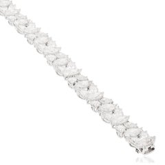BVLGARI Marquis and Pear-Shaped Diamond Bracelet
