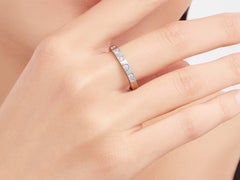 Bvlgari Marry Me Platinum 5 Diamond Wedding Band