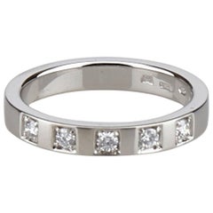 Bvlgari 'Marryme' Diamond Platinum Wedding Band Ring