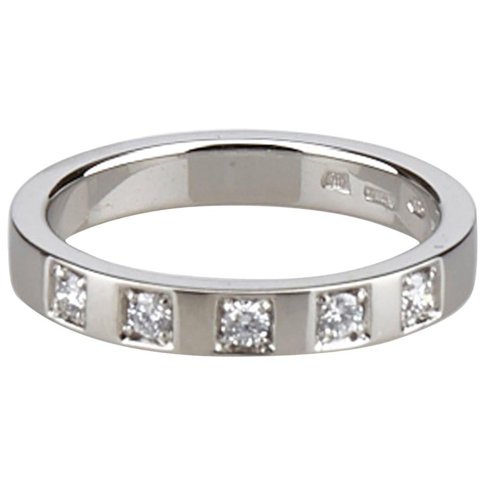 Bvlgari 'Marryme' Diamond Platinum Wedding Band Ring at 1stDibs | marryme  ring