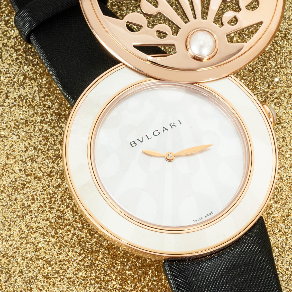 Bvlgari Mediterranean Edden Rose Gold MOP Dial MEP40WGPL en venta 6
