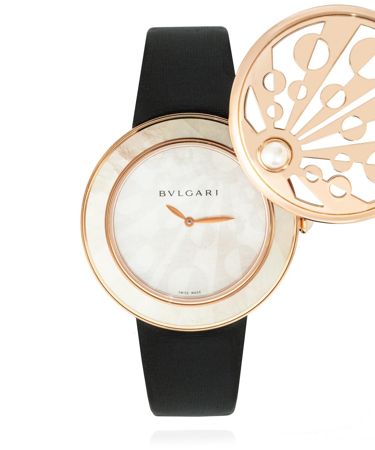 Bvlgari Mediterranean Edden Rose Gold MOP Dial MEP40WGPL en Excelente estado para la venta en London, GB