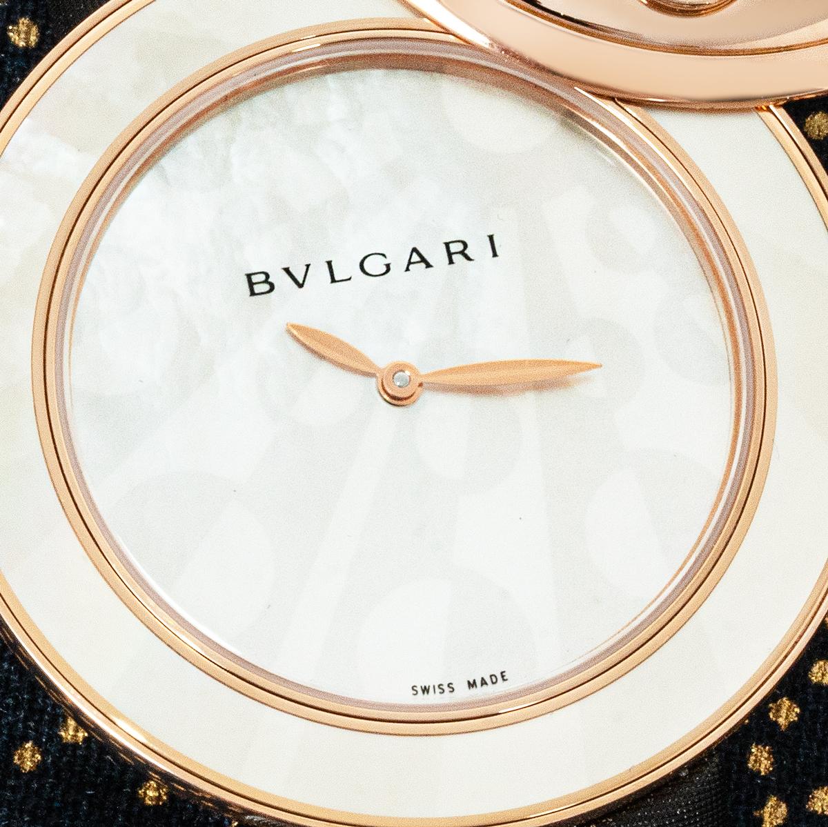 Bvlgari Mediterranean Edden Rose Gold MOP Dial MEP40WGPL en venta 1