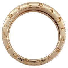 Bvlgari Men's 18k Rose Gold B.Zero1 Three-Band Ring