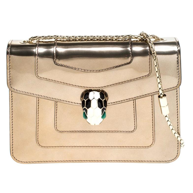 Bvlgari metallic deals bag