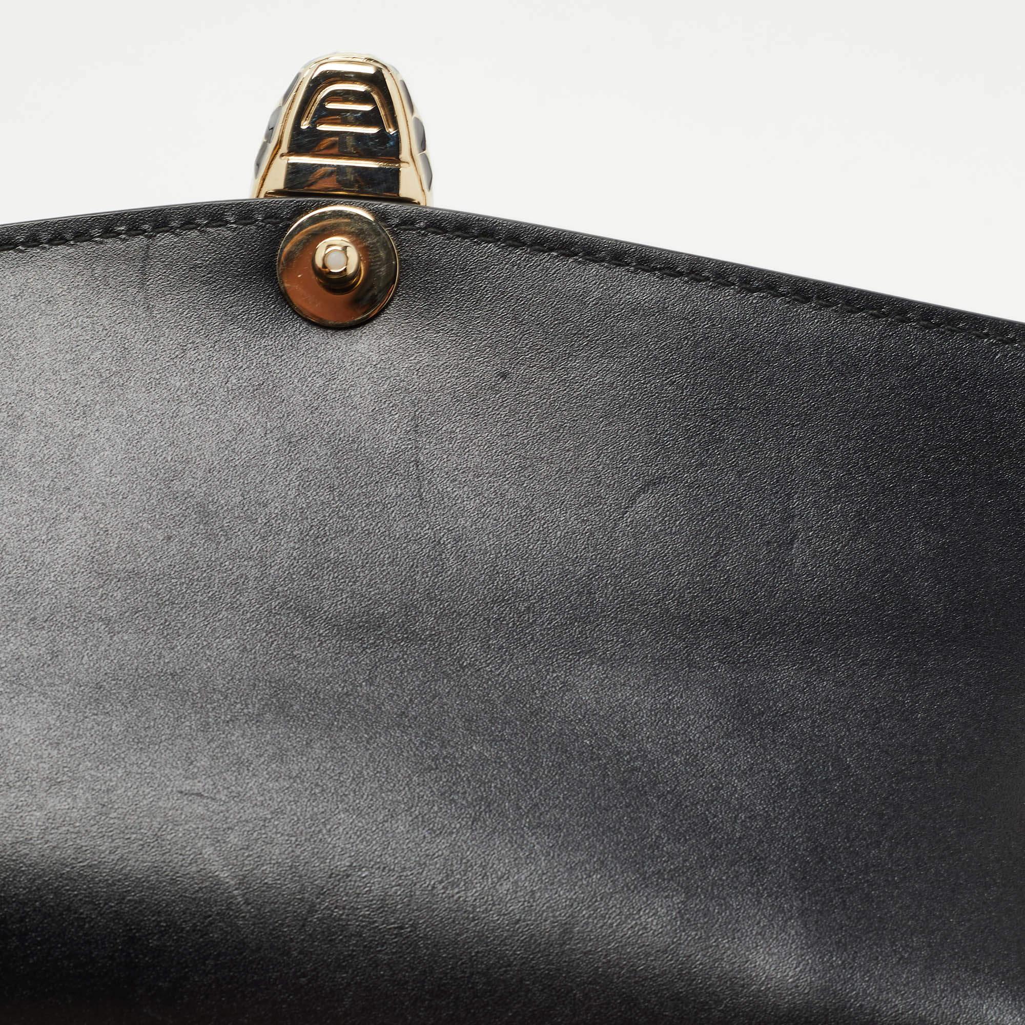 Bvlgari Metallic Mirrored Leather Medium Serpenti Forever Shoulder Bag 10