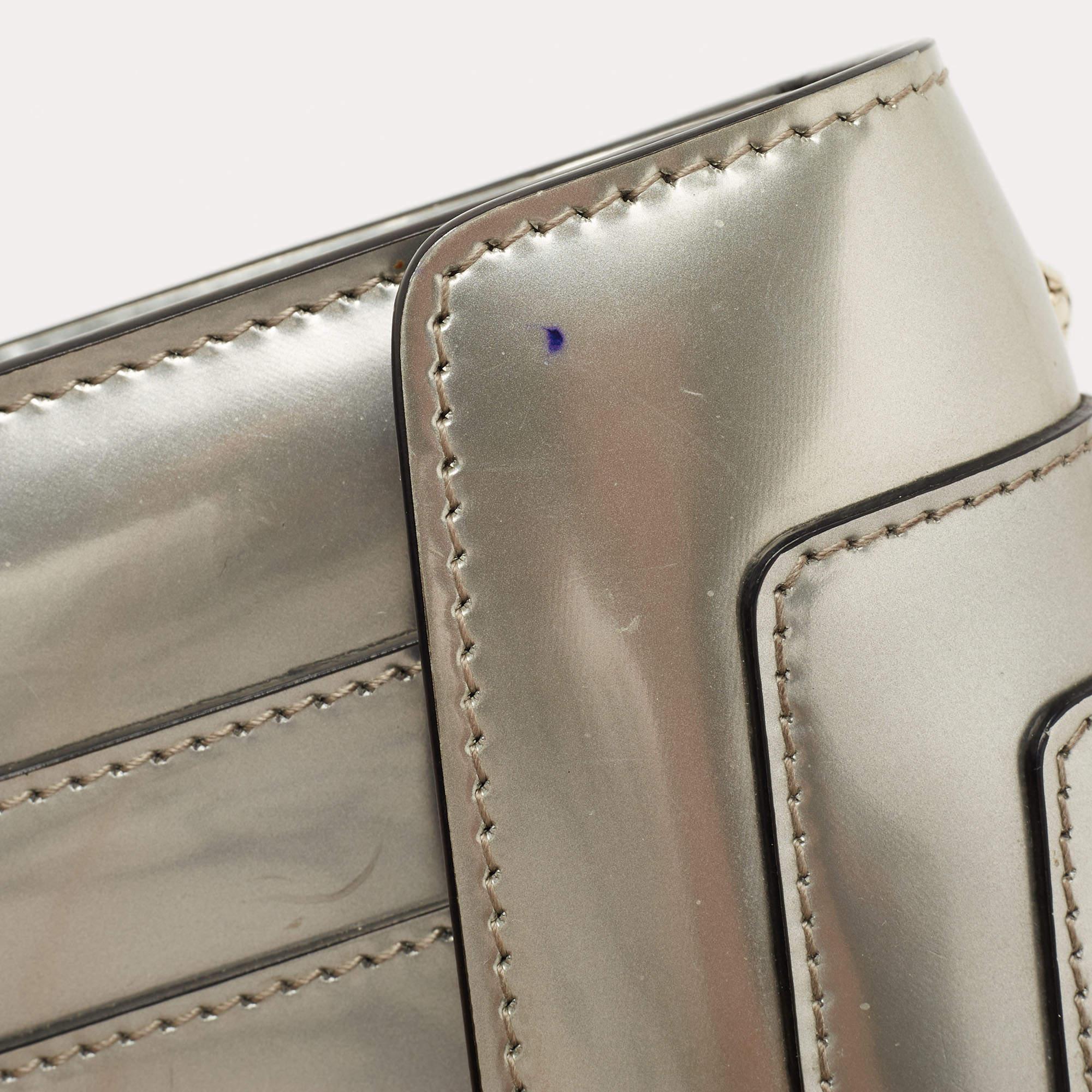 Bvlgari Metallic Patent Leather Serpenti Forever Shoulder Bag 5