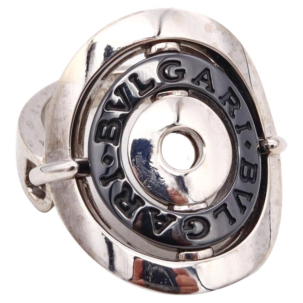 Anillo de cóctel Bvlgari Milano Movable Kinetic Astrale de oro blanco de 18 quilates