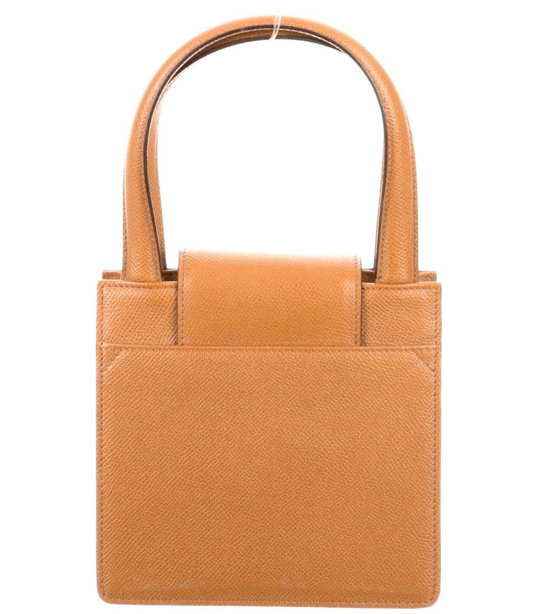 Bvlgari Mjni Leather Handbag For Sale at 1stDibs