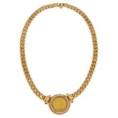 Bvlgari ‘Monete’ American 1806 Half Eagle Liberty Gold Coin Necklace
