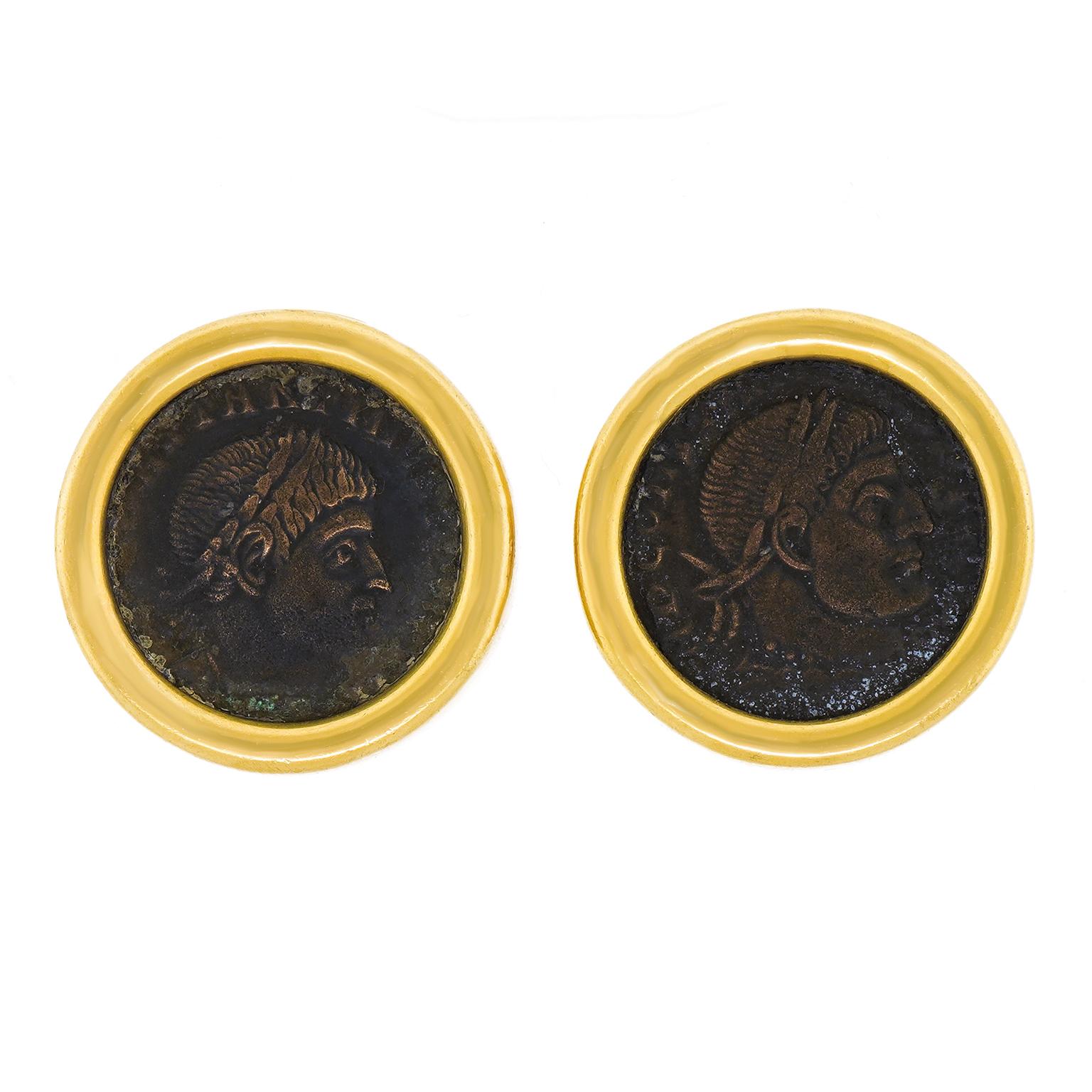 Bvlgari Monete Coin Earrings 3