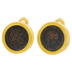 Bvlgari Monete Coin Earrings