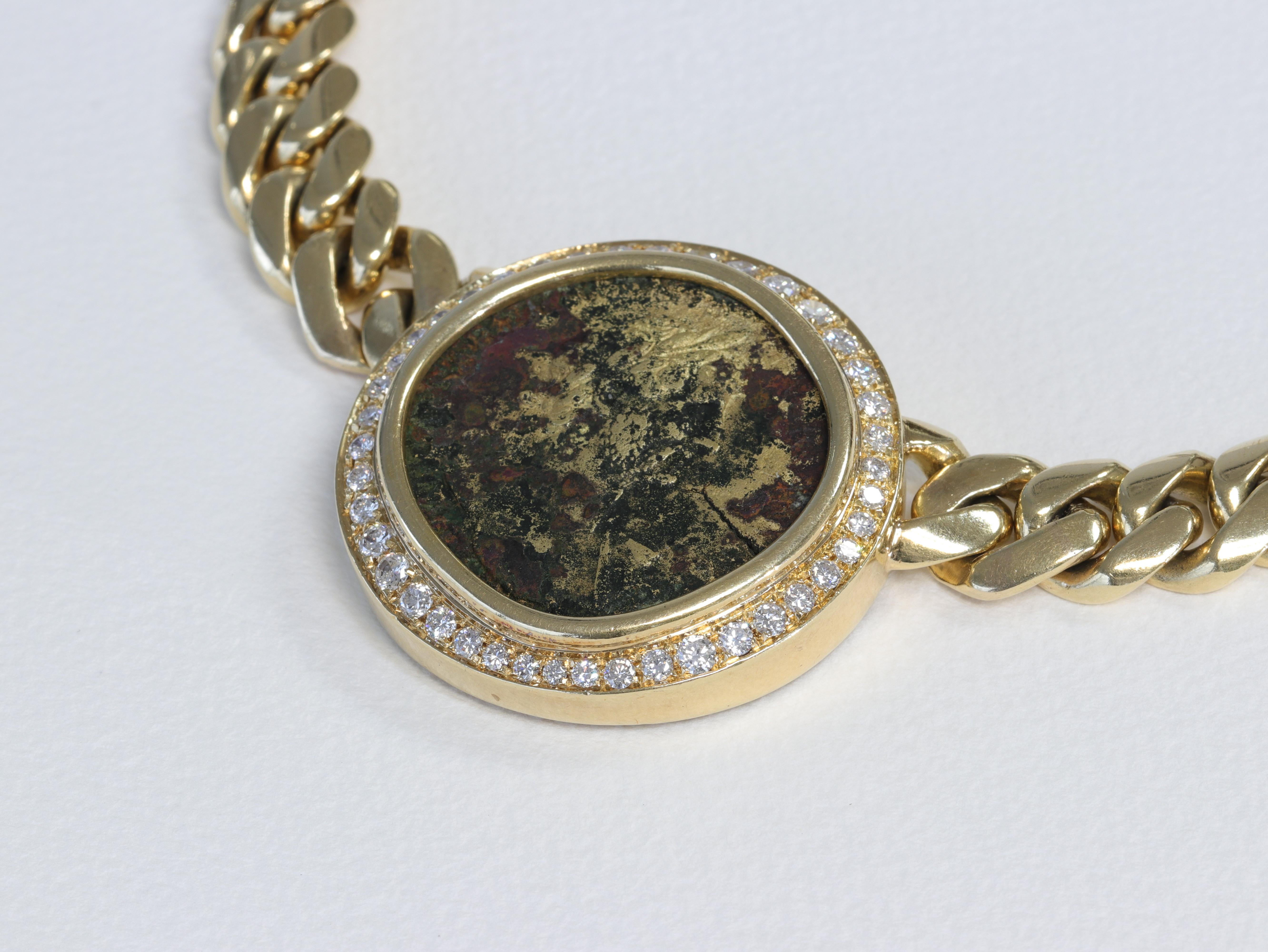 roman coin necklace