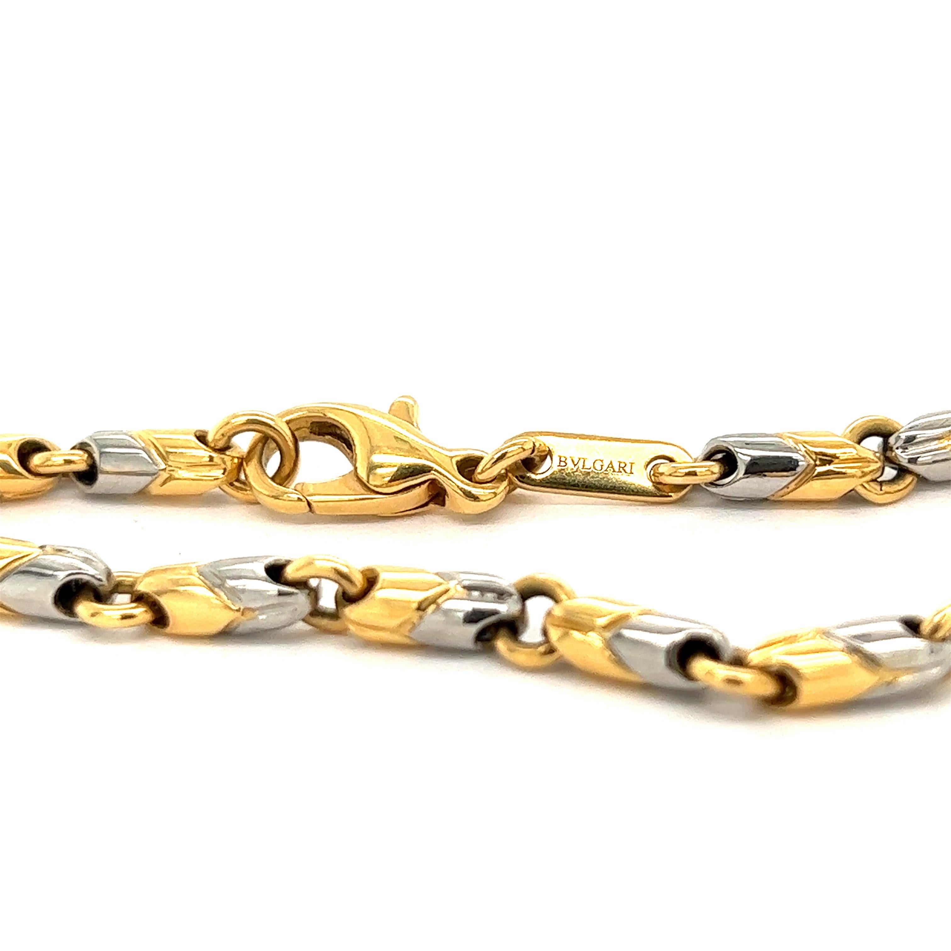 Bvlgari Monete Goldmünze-Anhänger mit Gold- und Stahl-Halskette im Angebot 4