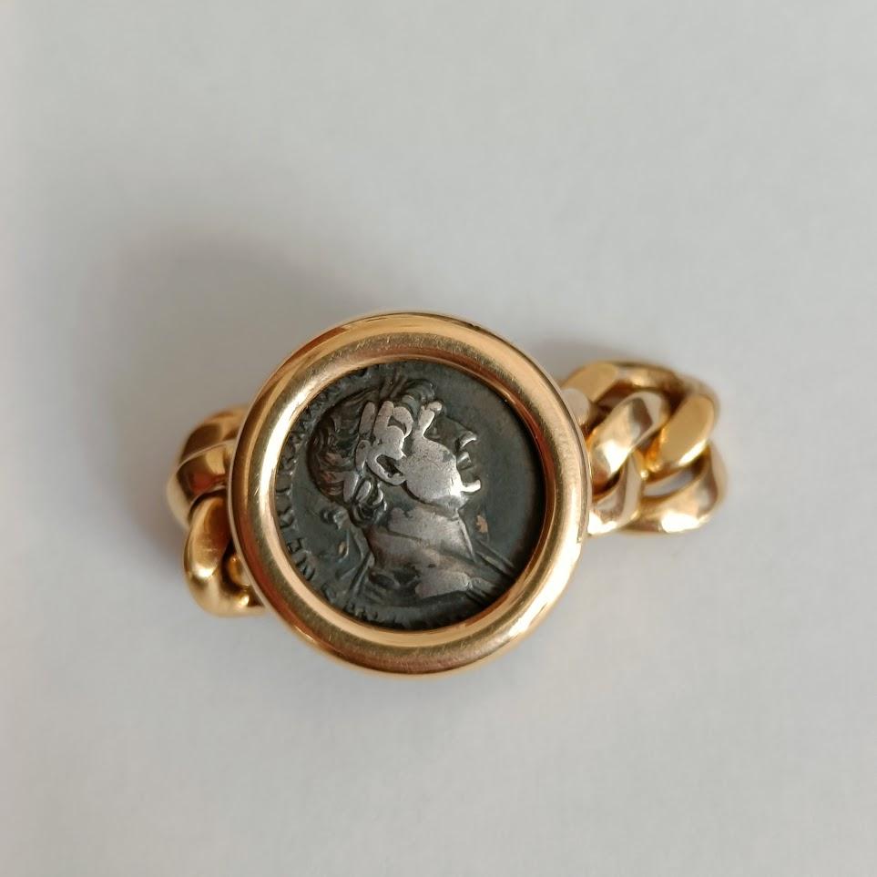 Bulgari Monete Gold Ring  For Sale 1