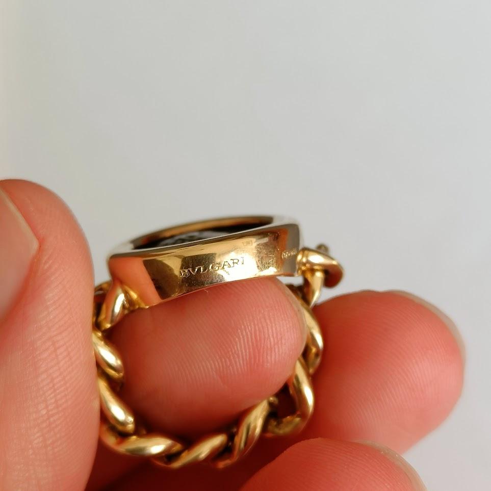 Bulgari Monete Gold Ring  For Sale 2